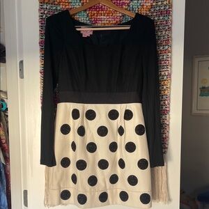 Black and White Polka Dot Dress